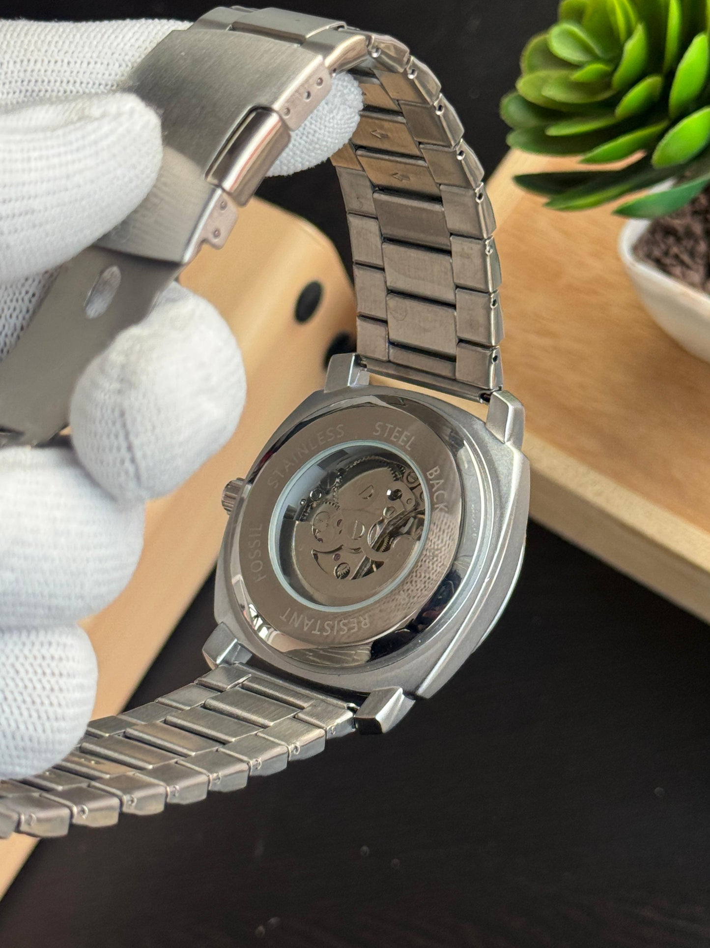 Fossil Machine Automatic Stainless Steel-ME3252