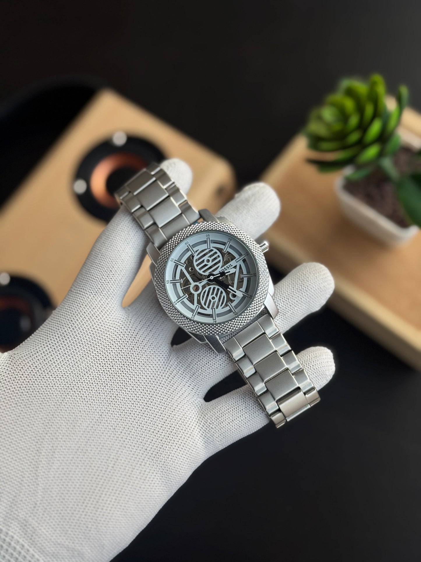 Fossil Machine Automatic Stainless Steel-ME3252