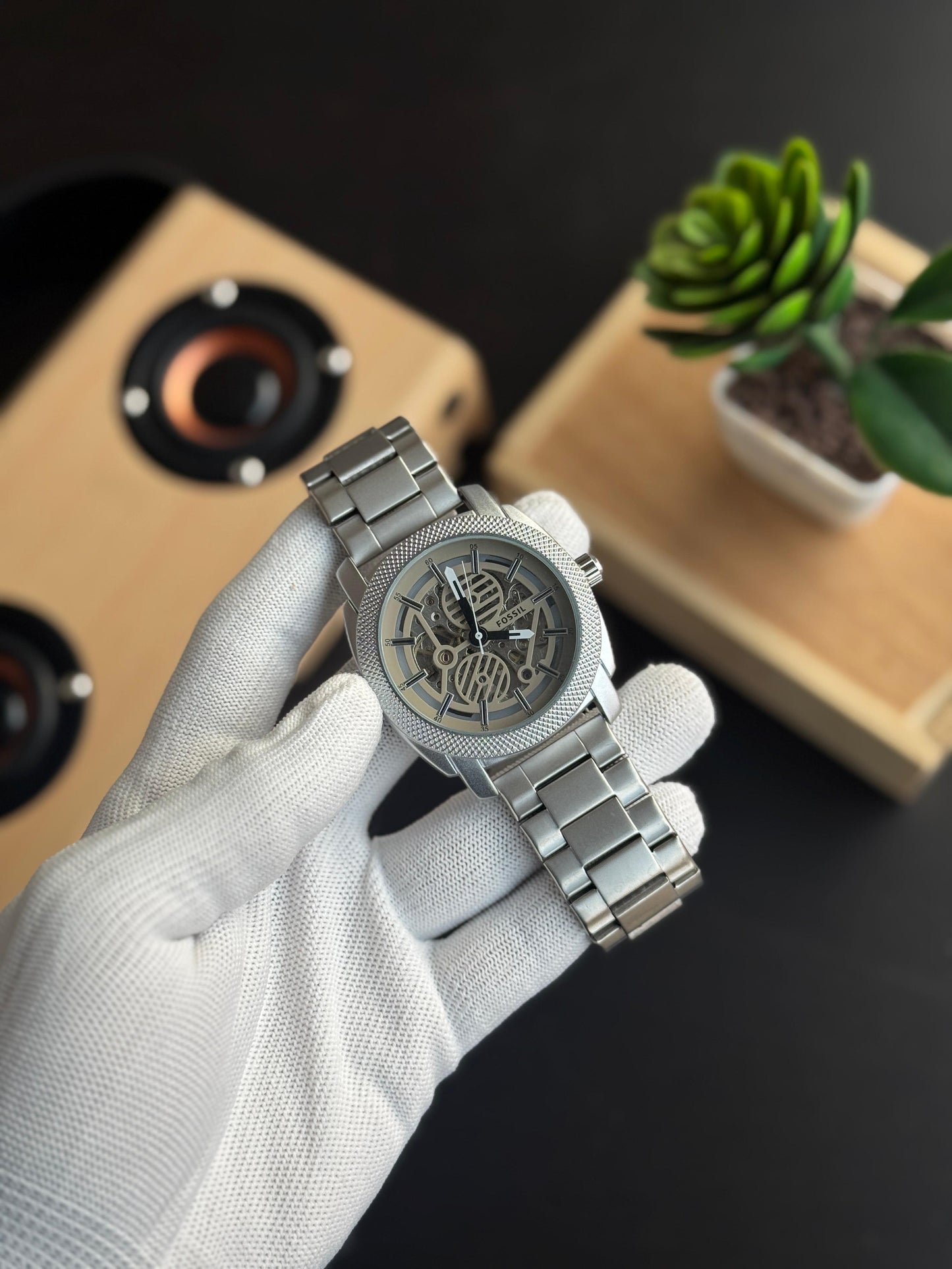 Fossil Machine Automatic Stainless Steel-ME3252